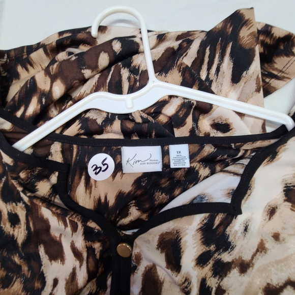 Kim Rogers Women's Top, 1X - Picture 3 of 3